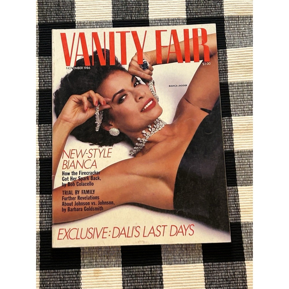 Vanity Fair Magazines 1986 (Lot Of 3) Sean Penn, Bianca Jagger + Ron Reagan Jr - Picture 7 of 9